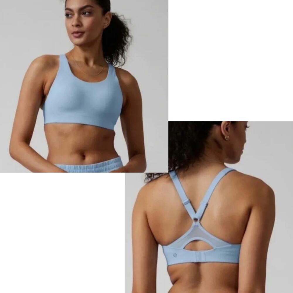 Athleta Light Blue Sports Bra